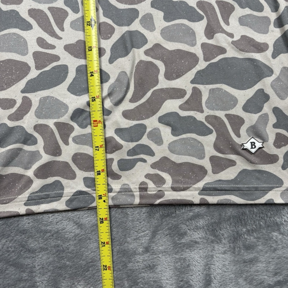 Burlebo Youth Performance Hoodie Small (5/6) White Camo - Picture 3 of 7